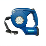 Retractable Dog leash With LED Flashlight