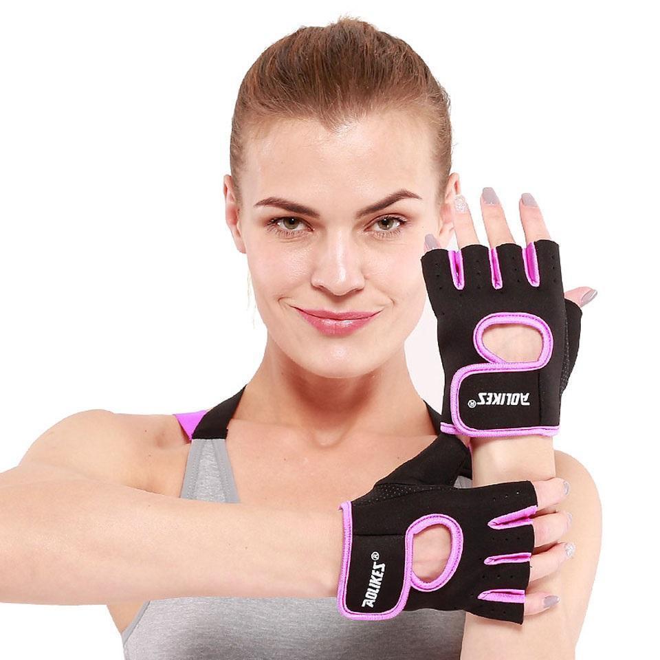 Aolikes Weight Lifting Training Gloves For Women Men Fitness