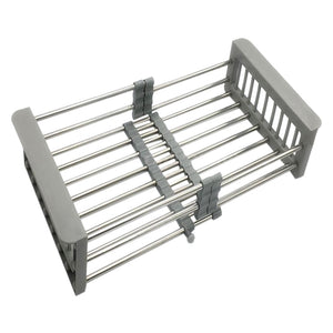 Stainless steel sink discount rack