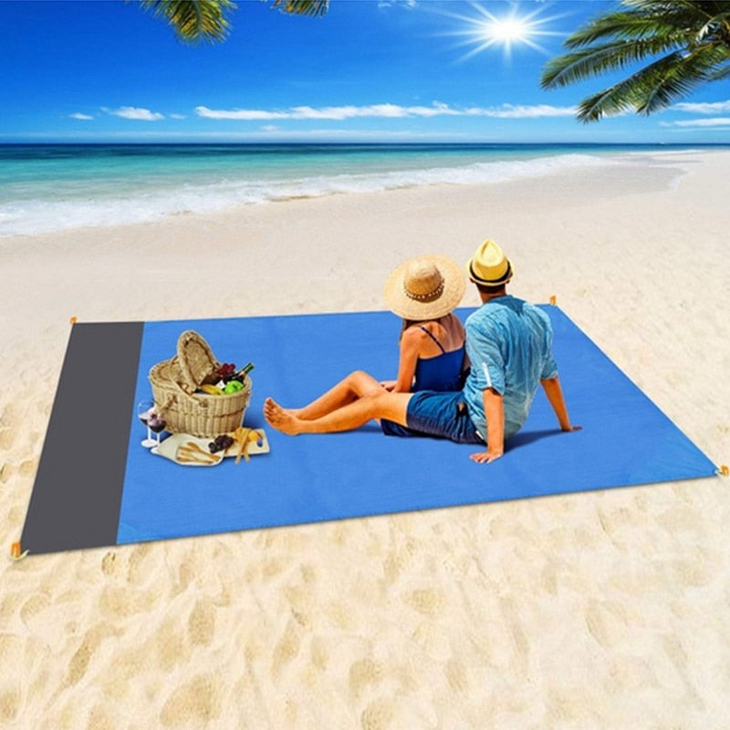 Waterproof folding deals beach blanket