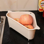 Kitchen Sink Corner Organizer Drain Basket