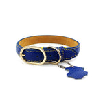 PU Leather Dog Neck Collar with Hangtag