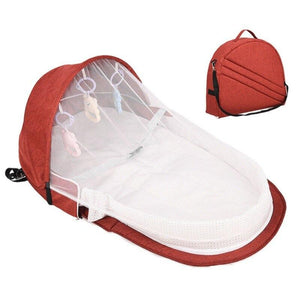 Foldable baby clearance bed with net