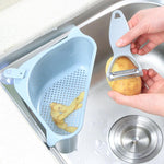 Kitchen Sink Corner Organizer Drain Basket